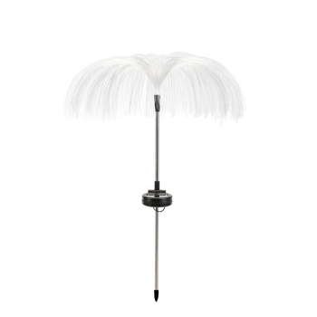 Solarna lucna meduza za vanjsku upotrebu – optičko vlakno, IP65, 5–10W, nehrđajući čelik, zona osvjetljenja 3–5 m², trajanje 6–12 sati