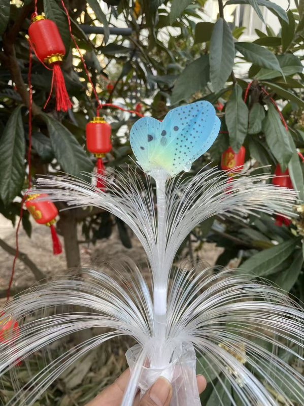 Solarna lucna meduza za vanjsku upotrebu – optičko vlakno, IP65, 5–10W, nehrđajući čelik, zona osvjetljenja 3–5 m², trajanje 6–12 sati