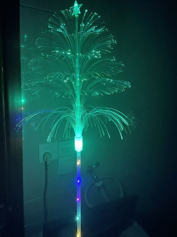 Solarna lucna meduza za vanjsku upotrebu – optičko vlakno, IP65, 5–10W, nehrđajući čelik, zona osvjetljenja 3–5 m², trajanje 6–12 sati