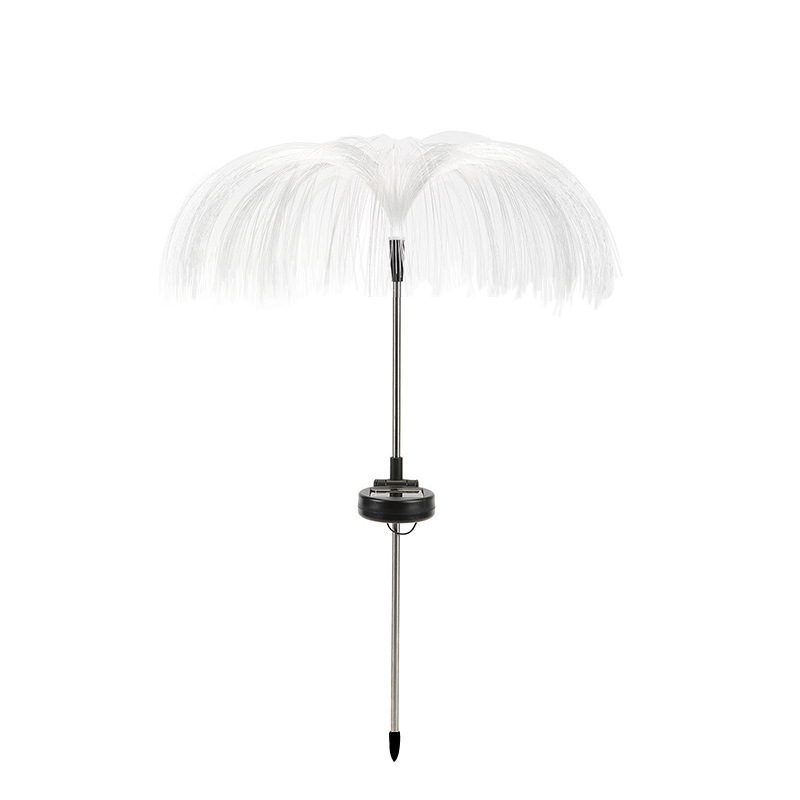 Solarna lucna meduza za vanjsku upotrebu – optičko vlakno, IP65, 5–10W, nehrđajući čelik, zona osvjetljenja 3–5 m², trajanje 6–12 sati