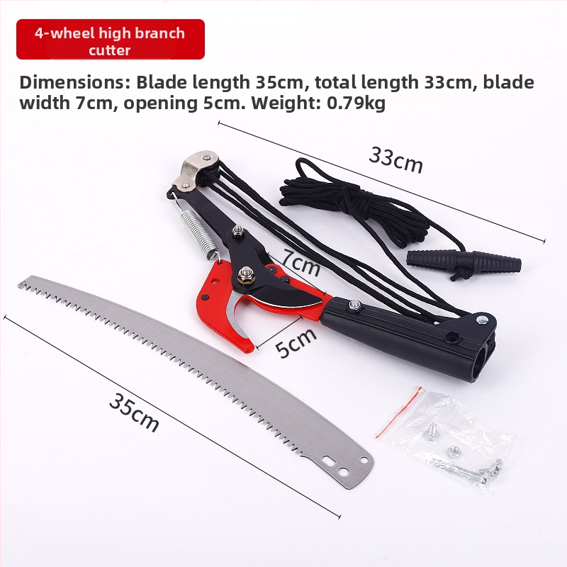 Teleskopske škare za podrezivanje visokih grana – vrtni alat koji štedi napor