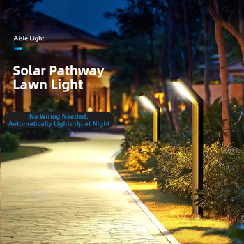 Solárna vonkajšia záhradná lampa s LED, 5W, IP65, dosah 15–30 m²