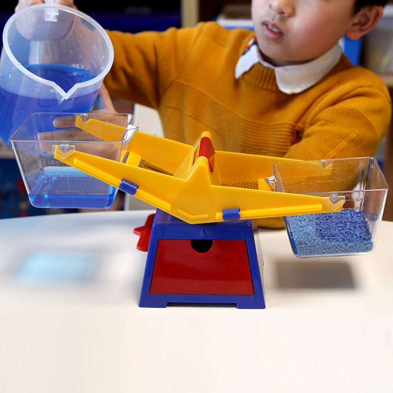 Qinghua Ravnotežna vaga za nastavu — PVC materijal, model 11007, edukativni alat za fiziku i matematiku sa težinama
