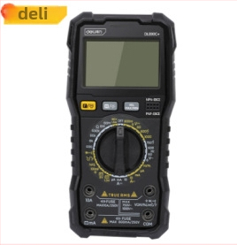 Digitálny multimetr pre elektrikárov — meranie DC napätia, kapacity a teploty, vysoká presnosť