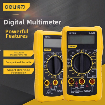 Digitálny multimetr pre elektrikárov — meranie DC napätia, kapacity a teploty, vysoká presnosť