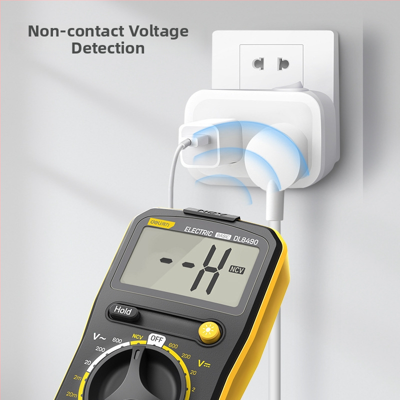 Digitálny multimetr pre elektrikárov — meranie DC napätia, kapacity a teploty, vysoká presnosť