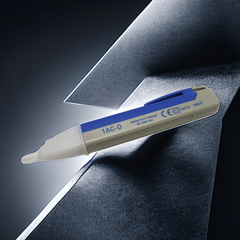 1AC-D Μη-επαφής ανιχνευτής τάσης με ηχητικό και φωτεινό σήμα για ηλεκτρολόγους και οικιακή χρήση