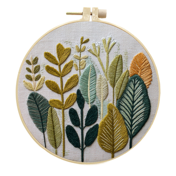 Σετ DIY κεντήματος για παιδιά – αρχάριο 3D διακοσμητικό κέντημα, ύφασμα βαμβάκι και λινό, μοντέρνο μινιμαλιστικό στυλ