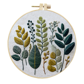 Σετ DIY κεντήματος για παιδιά – αρχάριο 3D διακοσμητικό κέντημα, ύφασμα βαμβάκι και λινό, μοντέρνο μινιμαλιστικό στυλ