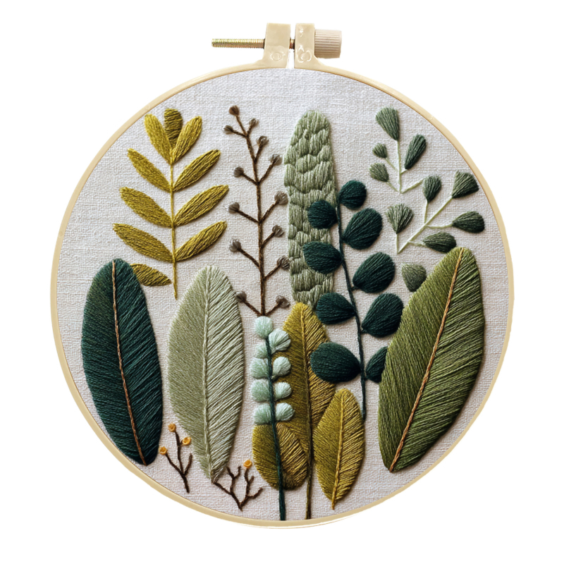 Σετ DIY κεντήματος για παιδιά – αρχάριο 3D διακοσμητικό κέντημα, ύφασμα βαμβάκι και λινό, μοντέρνο μινιμαλιστικό στυλ