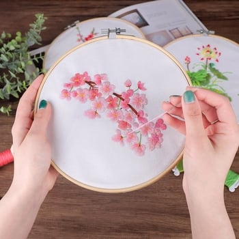 Σετ DIY κεντήματος με μοτίβο κορδέλας — για αρχάριους, σκανδιναβικό στυλ, διακόσμηση σαλονιού (για αρχάριους; σκανδιναβικό στυλ; διακόσμηση σαλονιού)