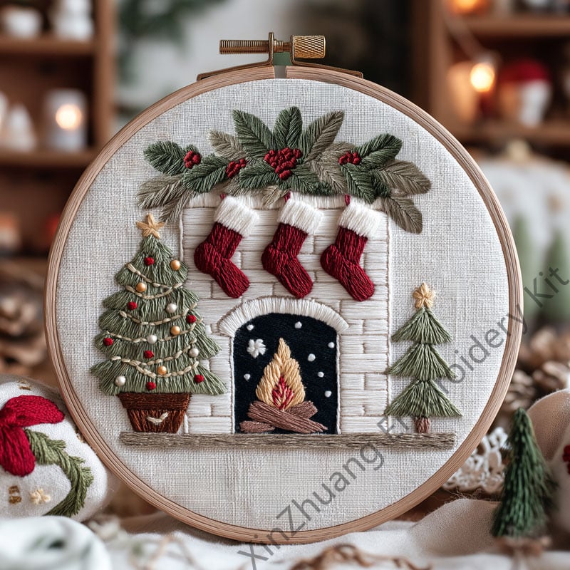 Комплект за кръстосано бродиране за Коледа — мотиви Карикатури/Аними, памучна тъкан, брой платна Други ct, Su бродене