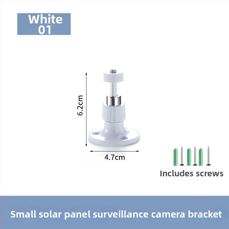 Držiak kamery s 360° otočením a viacnásobným nastavením, pre vnútorné aj vonkajšie použitie, univerzálny držiak (materiál: plast)