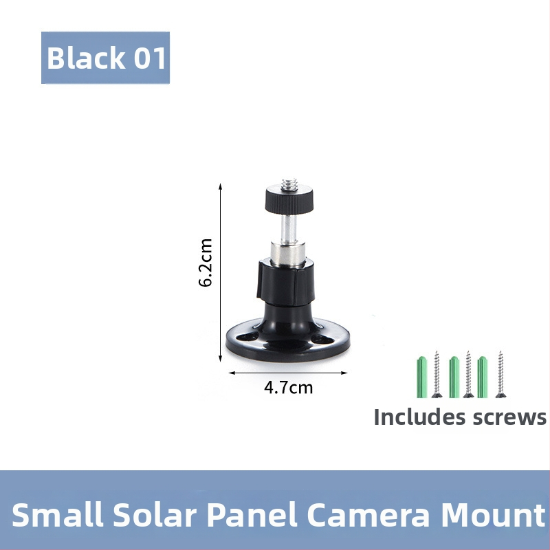 Držiak kamery s 360° otočením a viacnásobným nastavením, pre vnútorné aj vonkajšie použitie, univerzálny držiak (materiál: plast)