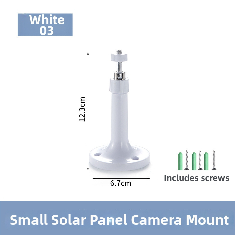 Držiak kamery s 360° otočením a viacnásobným nastavením, pre vnútorné aj vonkajšie použitie, univerzálny držiak (materiál: plast)