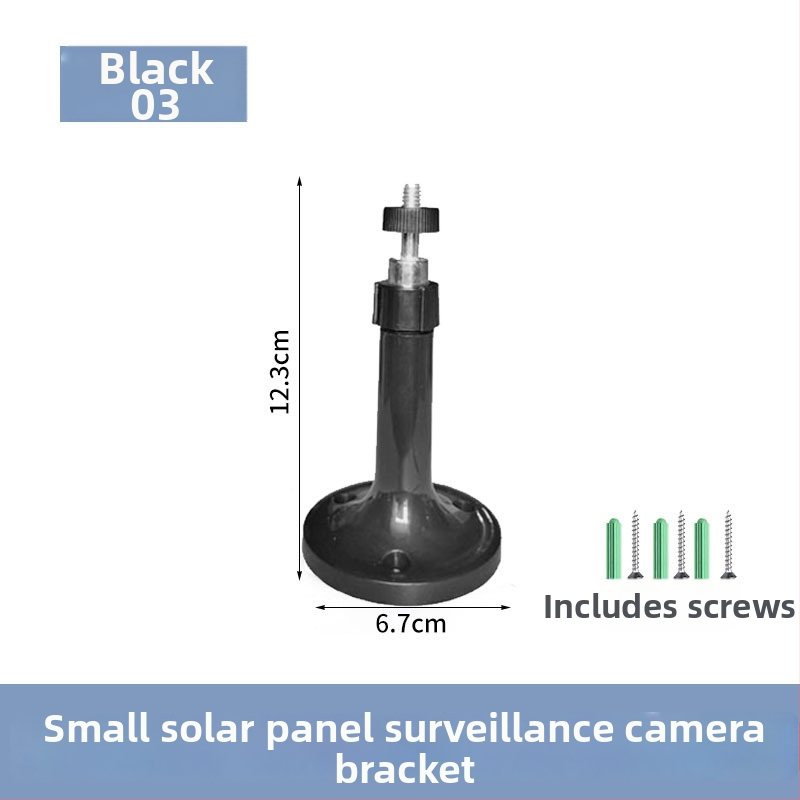 Držiak kamery s 360° otočením a viacnásobným nastavením, pre vnútorné aj vonkajšie použitie, univerzálny držiak (materiál: plast)