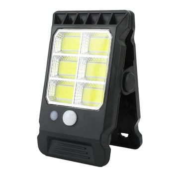 Ηλιακή λάμπα κλιπ για εξωτερική τοιχοποιία με αισθητήρα, IP44 αδιάβροχη, LED 2835, 10W