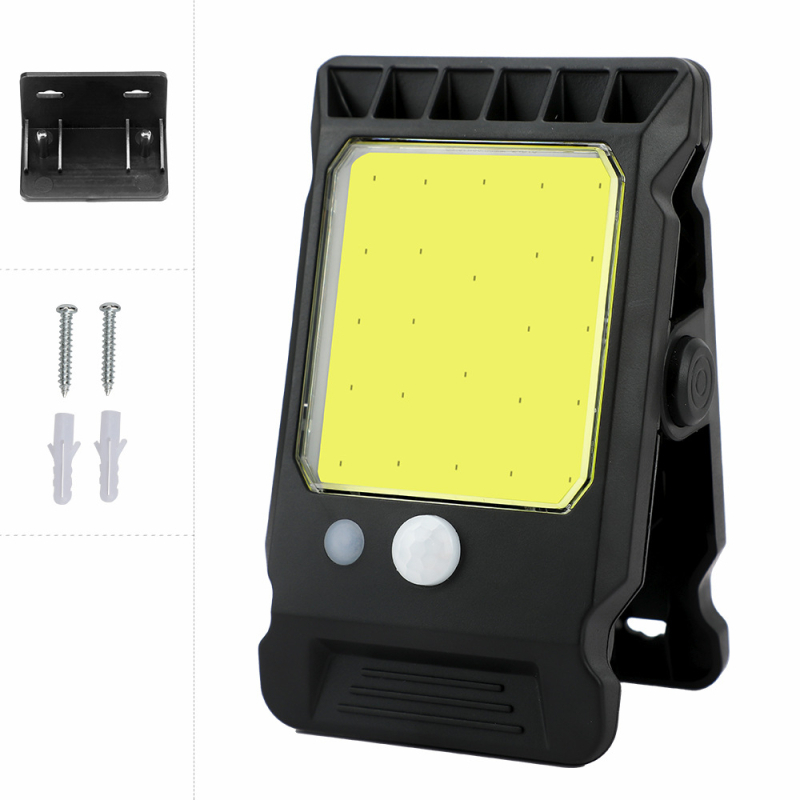 Ηλιακή λάμπα κλιπ για εξωτερική τοιχοποιία με αισθητήρα, IP44 αδιάβροχη, LED 2835, 10W