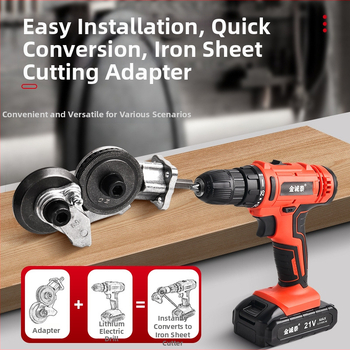 Jinchengtai 220V príslušenstvo k vŕtačke s nastaviteľným rezačom plechov pre železné plechy