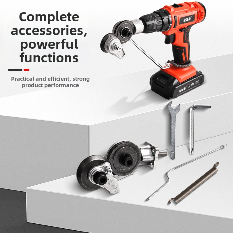 Jinchengtai 220V príslušenstvo k vŕtačke s nastaviteľným rezačom plechov pre železné plechy