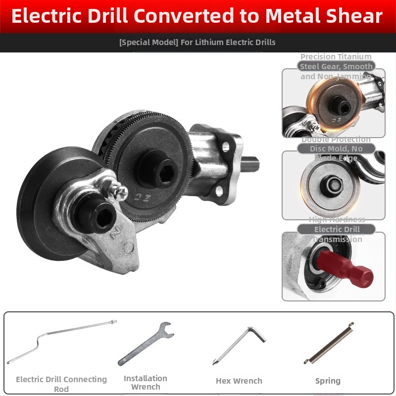 Jinchengtai 220V príslušenstvo k vŕtačke s nastaviteľným rezačom plechov pre železné plechy