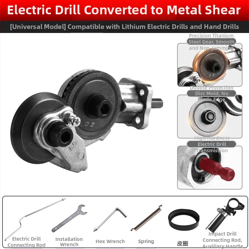 Jinchengtai 220V príslušenstvo k vŕtačke s nastaviteľným rezačom plechov pre železné plechy