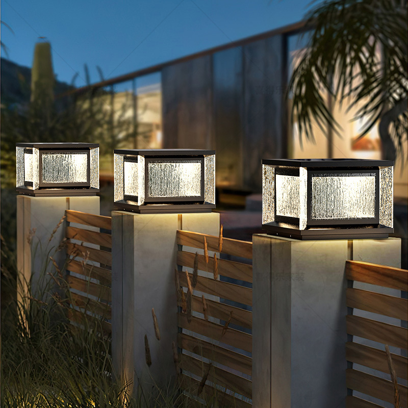 LED соларна колона светлина – външна IP65 водоустойчива, 20W, 220V, дистанционно управление