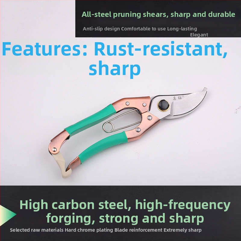 Záhradné nožnice na hrubé konáre pre stromy a ovocné konáre (Značka: Unique)