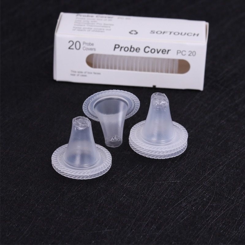 Универсална обвивка за ушен термометър с капак и предпазител — за други термометри, без персонализация