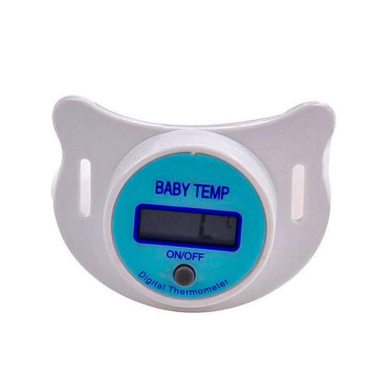 Биберон-тип електронен термометър за бебета и малки деца, устно измерване на температурата