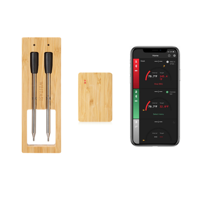 Bežični Bluetooth BBQ termometar – kuhinjski i mesni termometar, 0.1°C rezolucija