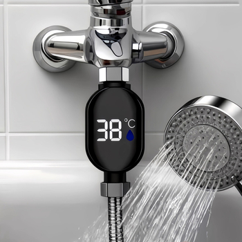 Zuhanyzós víztermometer LED kijelzővel – HD felbontás, Nemzeti szabvány, 500 darab dobozonként