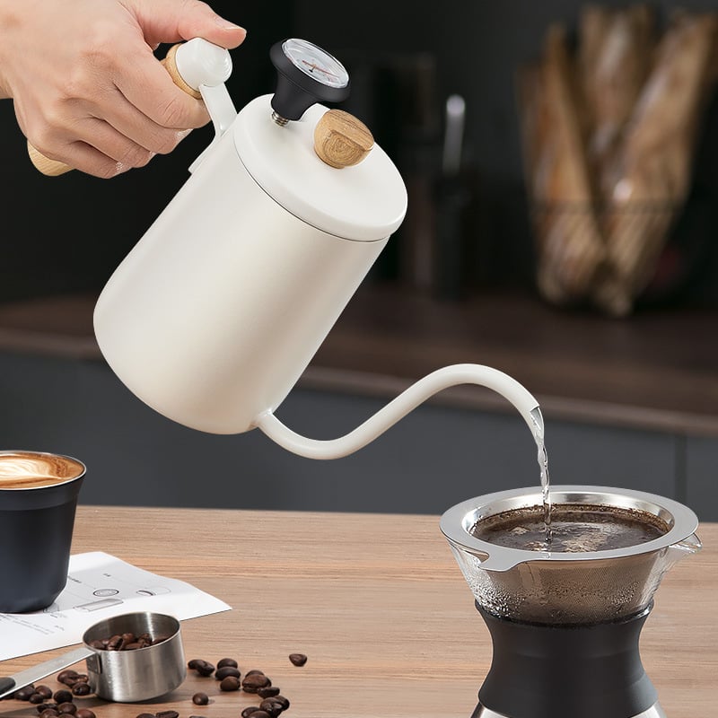 Ръчен термометър за кафе за мляко и latte art, клип стил писалка, марка Titanium Star Treasure — Тип: Други термометри; Обхват: 0–100; Персонализиране: Да