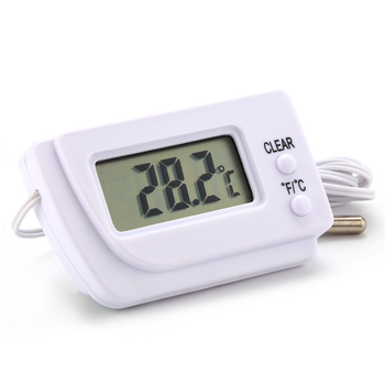 KIMTOKA Digitalni termometar za hladnjak i akvarij — vanjski 1 m senzor, raspon -50°C do 70°C, rezolucija 0.1°C, mjerni kabel 1.5 m