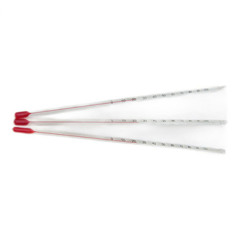 Термометър със стъклена пръчка, живак, 100-градусова скала – ZH, Китай, опаковка 50 бр.
