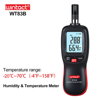 Visokoprecizni mjerač temperature i vlage WT83/WT83B, mjerenje podataka, točnost ±1
