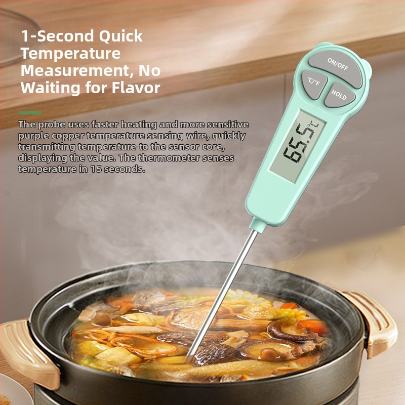 EVERTE medve alakú digitális élelmiszer-hőmérő – babafürdővíz hőmérő, felbontás 0,1°C