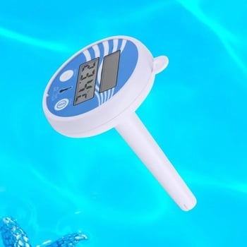 Solarni plivajući termometar za bazene i spa, digitalni prikaz temperature vode, termometar za kupanje djeteta