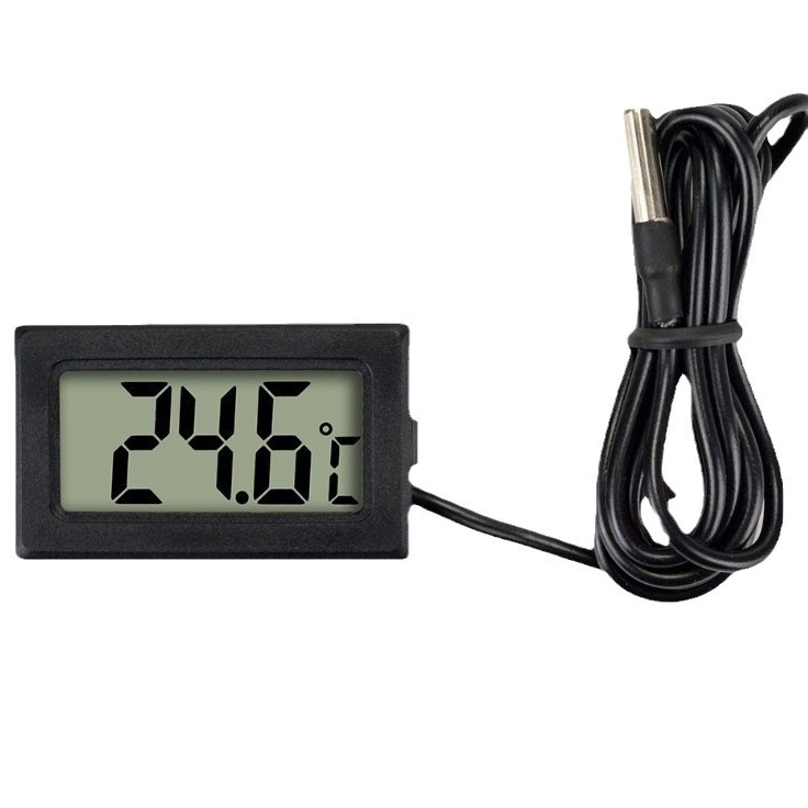 TPM-10 akvaráriumhőmérő beépített digitális kijelzővel, vízálló