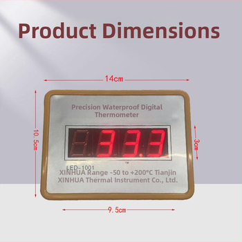 Digitális hőmérő szondával ipari kazánokhoz és akváriumokhoz – kiváló pontosságú vízhőmérséklet-mérő (nem alkalmas privát címkézésre)