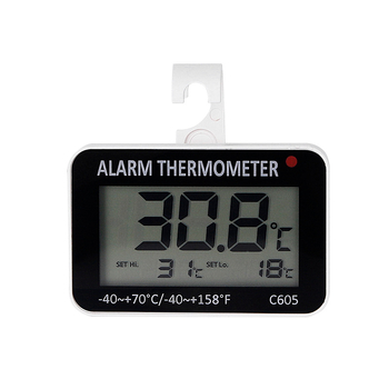 C605 Beltéri/Kültéri Hőmérséklet-figyelő Monitor, Hűtőriasztás és Hőmérséklet-szabályozás (-40–70°C)