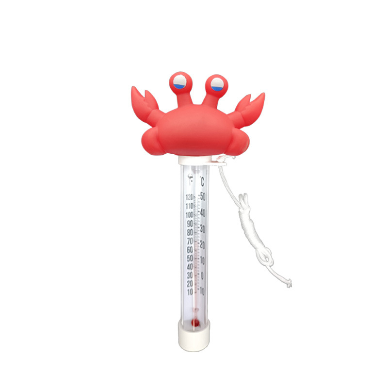 Lebegő vízhőmérő medencére és kádban, könnyen olvasható kijelző, pontos hőmérséklet-mérés