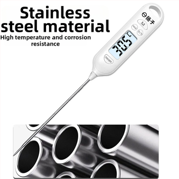 Konyhai szondás hőmérő – méri a víz, tej és olaj hőmérsékletét – nagy pontosság, gyors reakció, sütéshez