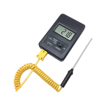 Termometru infraroșu portabil cu afișaj digital, fără contact, interval 0–1300 °C, timp de răspuns 0,1 s