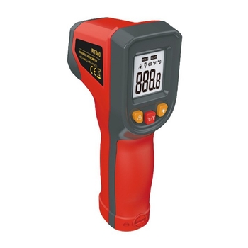 Infračrveni bezkontakta termometar T600, raspon -50 do 600 °C, s osvijetljenim zaslonom, za mjerenje temperature ulja u kuhinji.