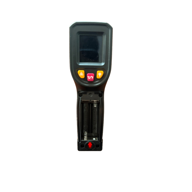 Infračrveni bezkontakta termometar T600, raspon -50 do 600 °C, s osvijetljenim zaslonom, za mjerenje temperature ulja u kuhinji.
