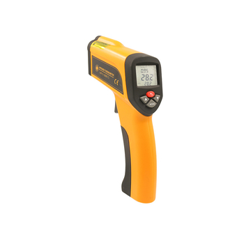 Infracrveni termometar HTI HT-6899 za industrijsku upotrebu sa stativom, raspon -50 do 2200°C, odziv 150 ms, 9V baterija