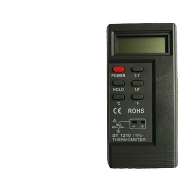 DT1310 Kontaktuális felületi ponthőmérő, digitális elektronikus mérőműszer, hőmérséklet-tartomány 1300, páratartalom pontossága 3%