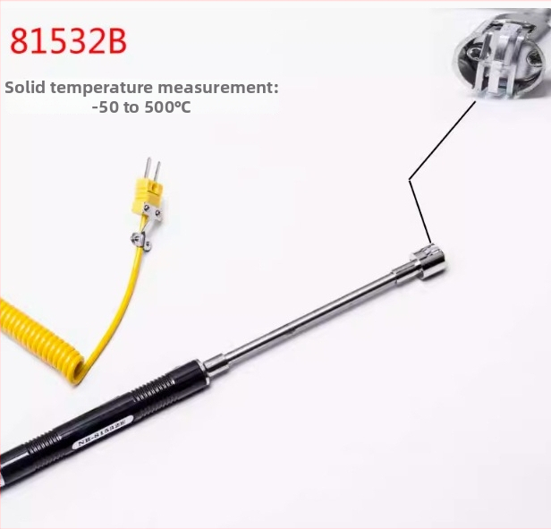 DT1310 Kontaktuális felületi ponthőmérő, digitális elektronikus mérőműszer, hőmérséklet-tartomány 1300, páratartalom pontossága 3%