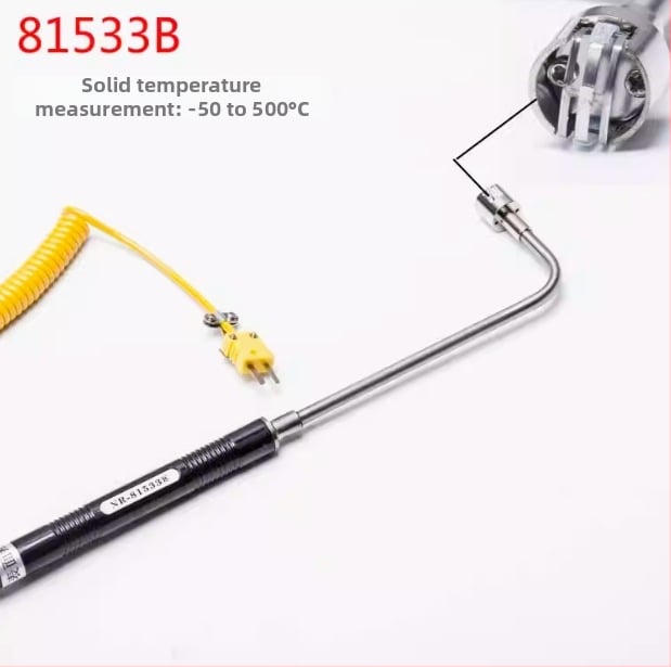 DT1310 Kontaktuális felületi ponthőmérő, digitális elektronikus mérőműszer, hőmérséklet-tartomány 1300, páratartalom pontossága 3%